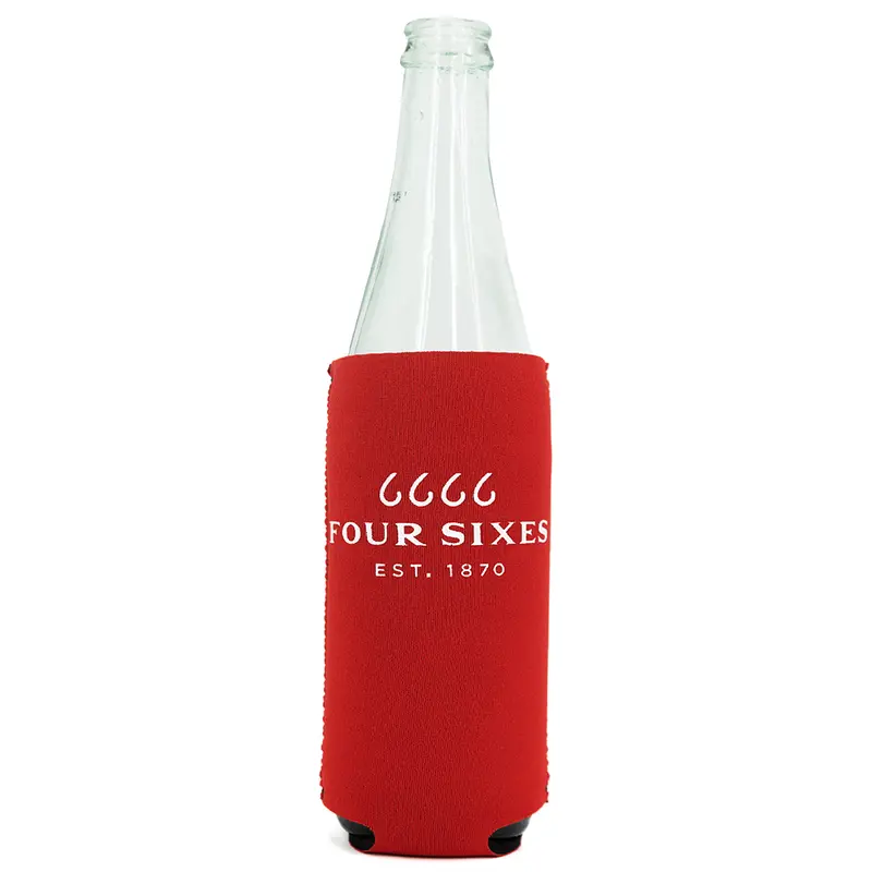 Four Sixes Slim Can Koozie 1