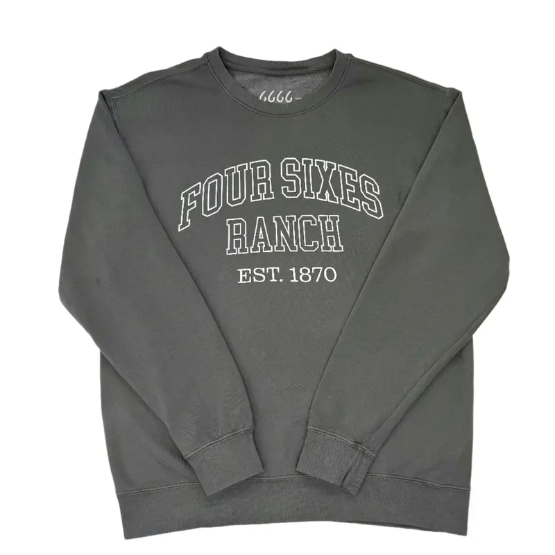 Four Sixes Stencil Lightweight Sweatshirt 1