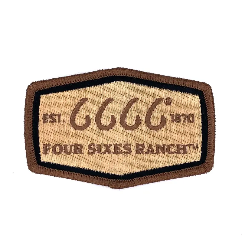 Four Sixes Tan/Brown Patch 1
