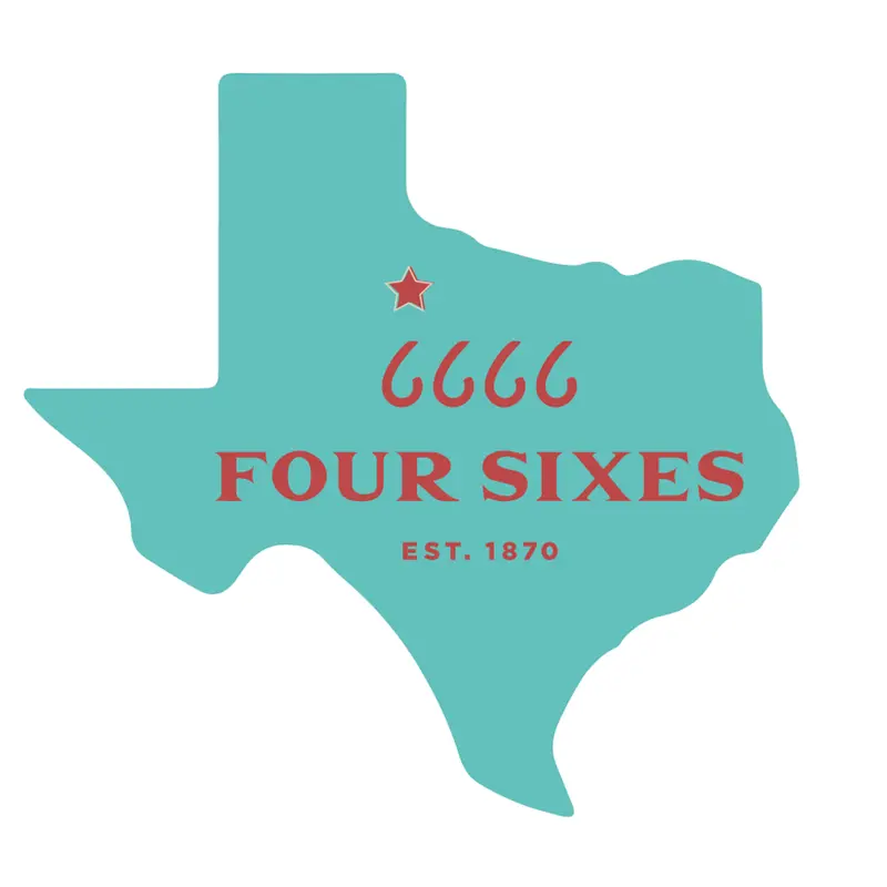 Four Sixes Texas Sticker 1