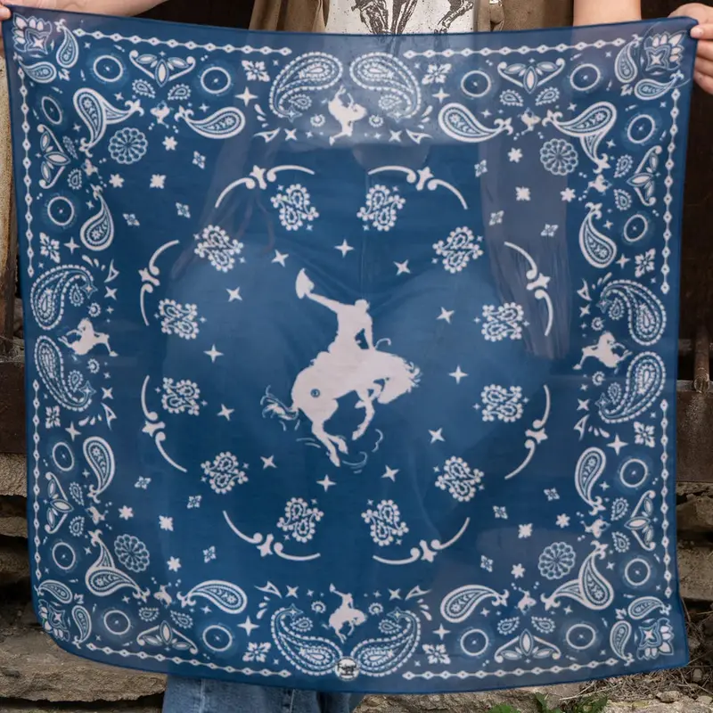Fringe Scarves Renegade Navy Bandana 1