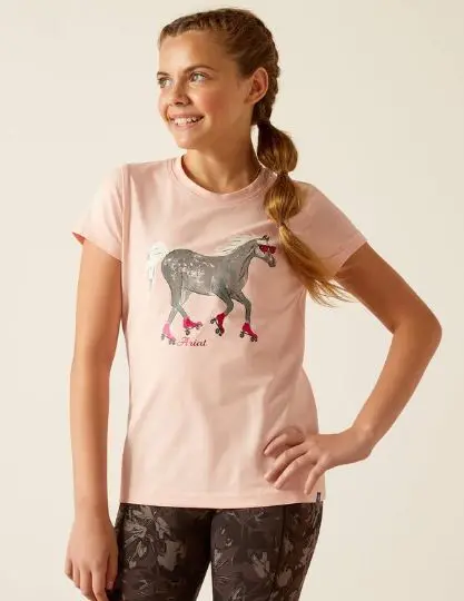 Girl's Ariat Roller Pony Graphic Tee 1