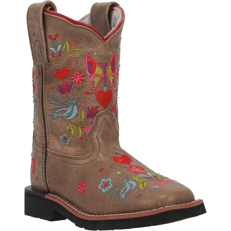Girl's Dan Post Fleur Taupe Boot 1