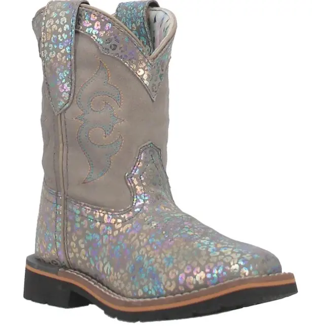 Girl's Dan Post Shiva Leopard Print Boot 1