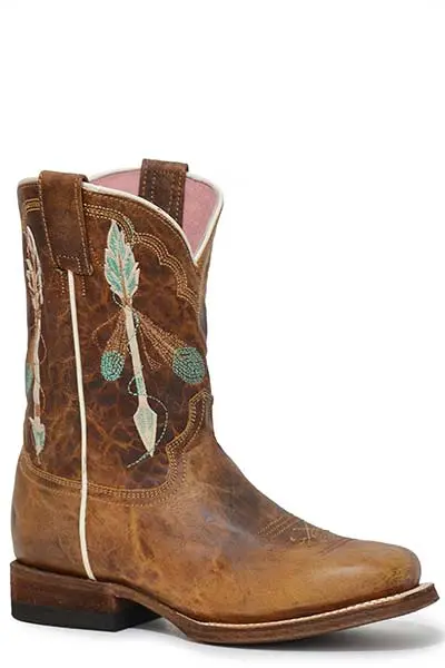 Girl's Roper Arrow Feather Boots 1