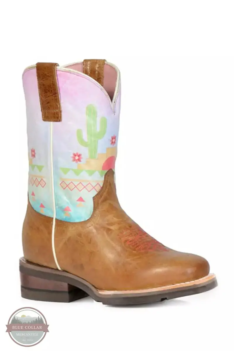 Girl's Roper Pretty Lil' Cactus Boot 1