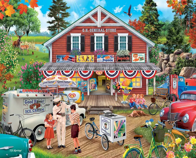 Good Humor General Store (1640Pz) - 1000 Piece Jigsaw Puzzle 1