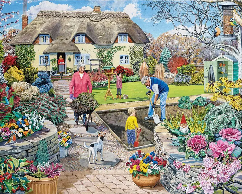 Grandpa's Garden (1799Pz) - 1000 Piece Jigsaw Puzzle 1