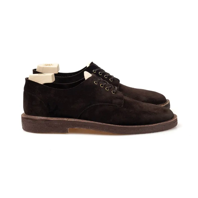 Grove Desert Shoe in Brown Kudu Suede