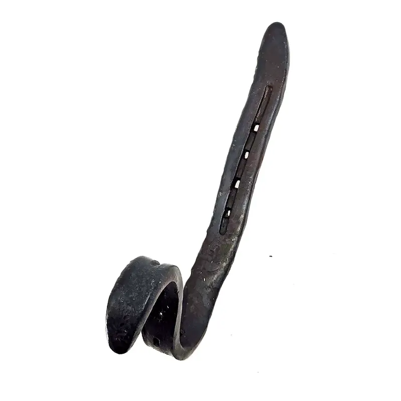 Hand Forged Horseshoe Hook 1