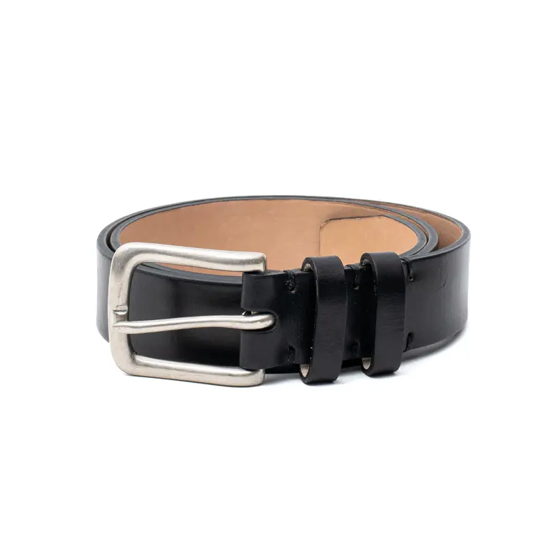 Horween Black Chromexcel Leather Belt 1