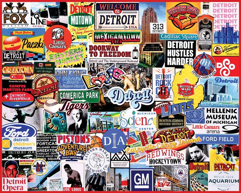 I Love Detroit (2173Pz) - 1000 Piece Jigsaw Puzzle 1