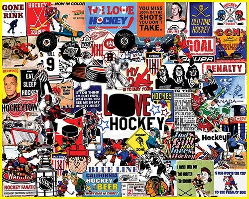 I Love Hockey (1770Pz) - 1000 Piece Jigsaw Puzzle 1