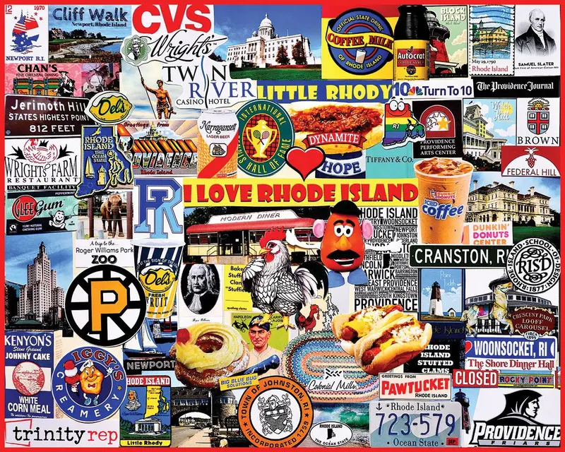 I Love Rhode Island (1719Pz) - 1000 Piece Jigsaw Puzzle 1