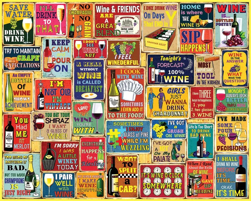 I Love Wine (1840Pz) - 1000 Piece Jigsaw Puzzle 1