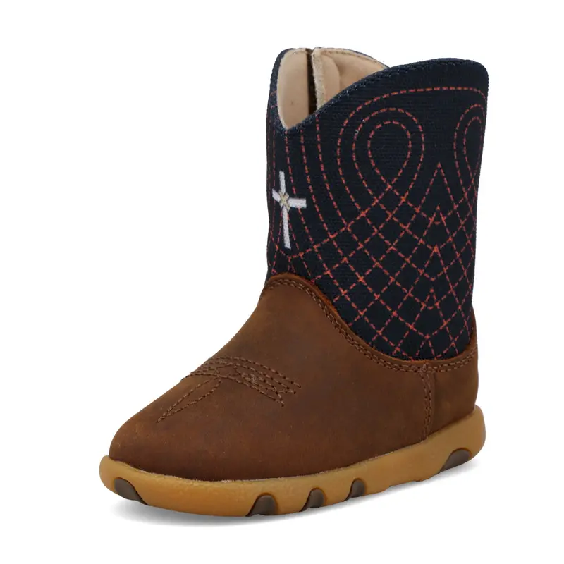Infant Twisted X Mocha Moc Boot 1
