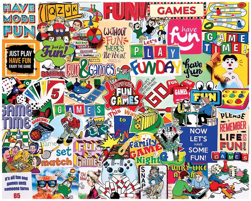 It’S All Fun & Games (1902Pz) - 1000 Piece Jigsaw Puzzle 1