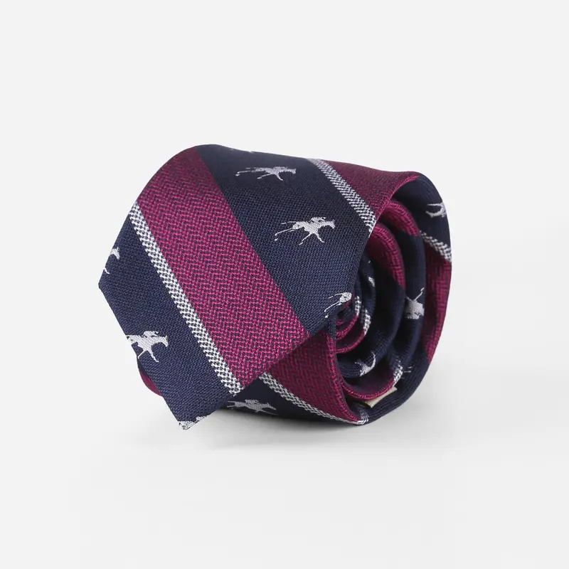 Keeneland Herringbone Stripe Tie 1