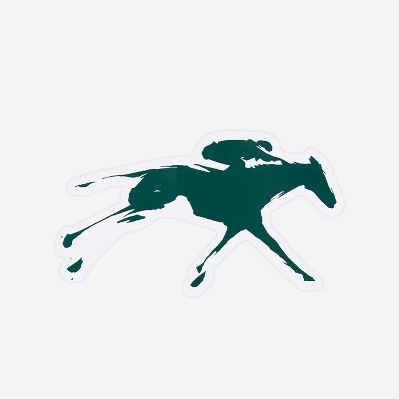 Keeneland Horse & Jockey Decal 1