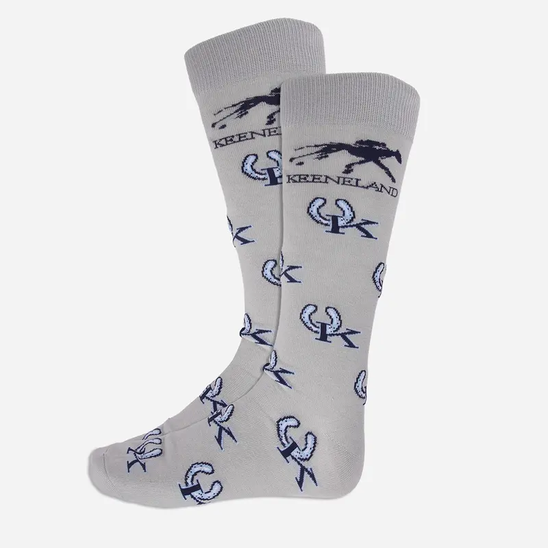Keeneland Kentucky Double-Stripe Crew Socks