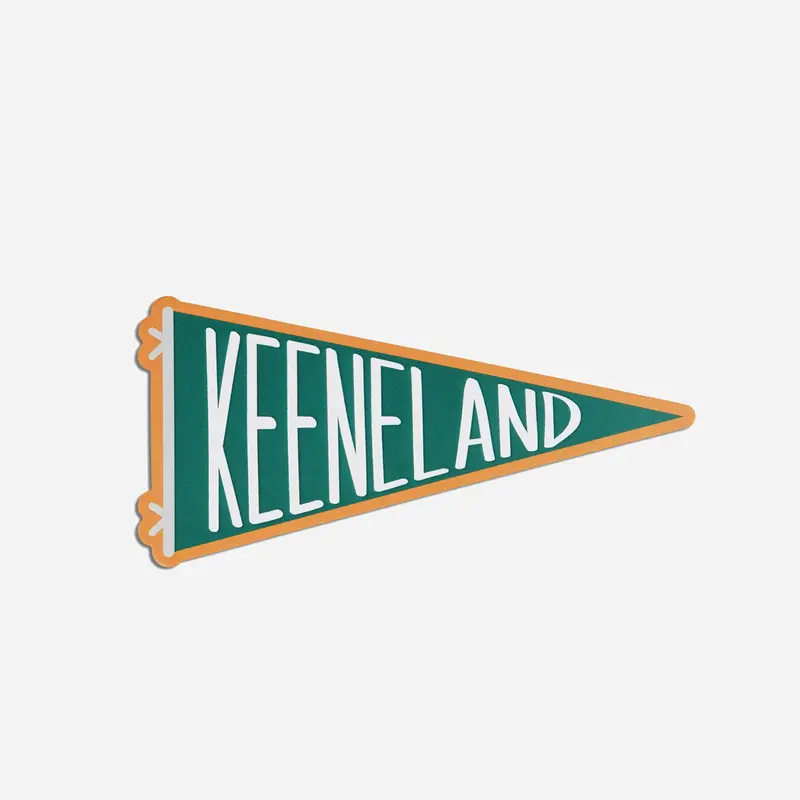 Keeneland Pennant Decal 1