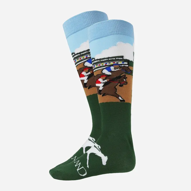 Keeneland Racing Scene Socks 1