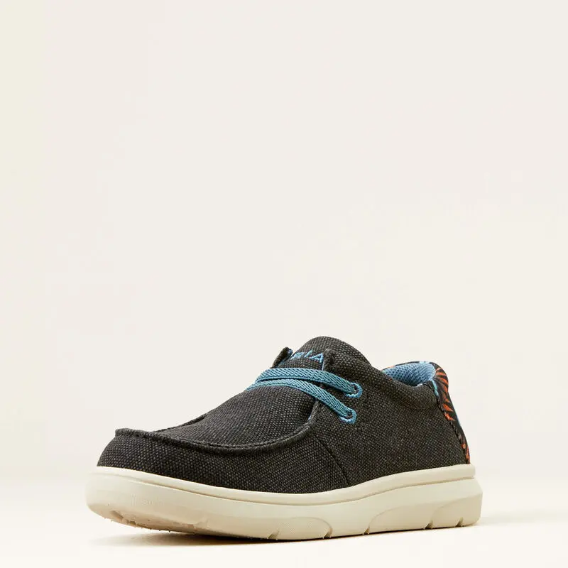 Kid's Ariat Grey/Blue Taos Hilo Shoe 1