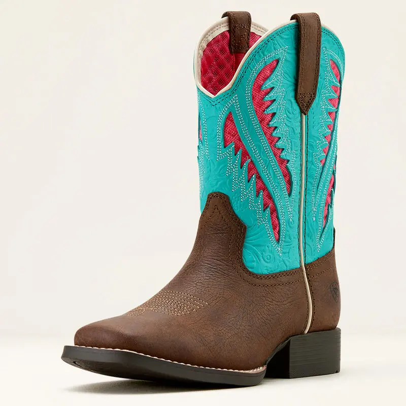Kid's Ariat Quickdraw Venttek Square Toe Boot 1