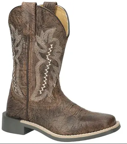 Kid's Smoky Mountain Presley Brown Boots 1