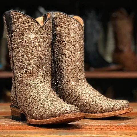 Kid's Tanner Mark Shimmer Brown Boot 1