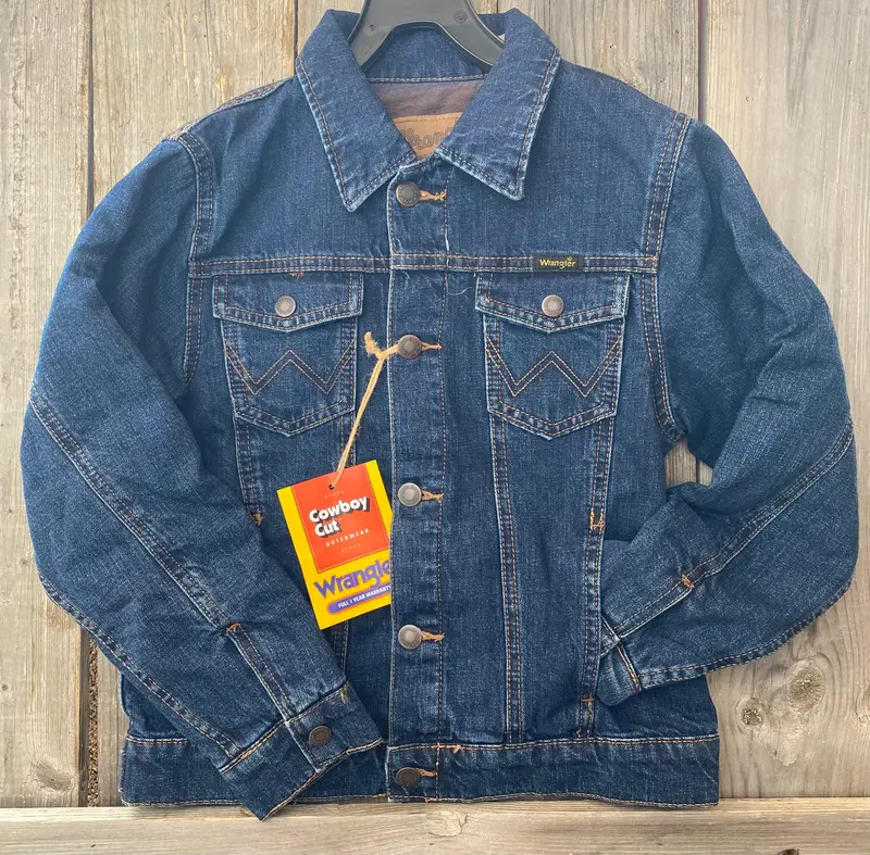 Kid's Wrangler Denim Lined Denim Jacket 1