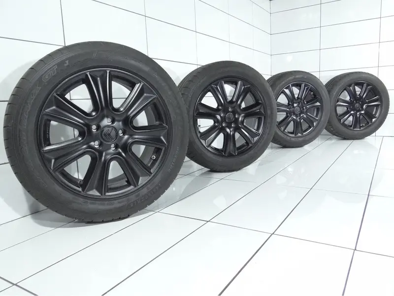 Koła Citroen, Peugeot, 5X108, Et 45, 245/50R18 104 Y Czarny Mat 1