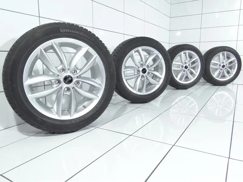 Koła Mini R60 R61, Styling 124, 9803723, 5X120, Et 50, 205/55R17 91 H Srebrny 1