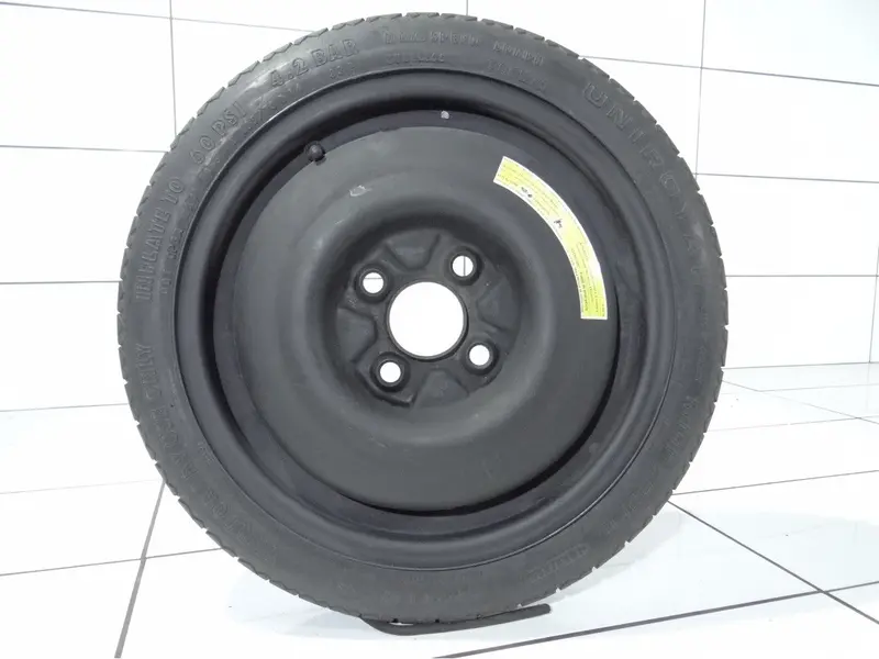 Koło Dojazdowe Vw Polo Golf, 4X100, Et 45, 105/70R14 83 F Czarny Mat 1