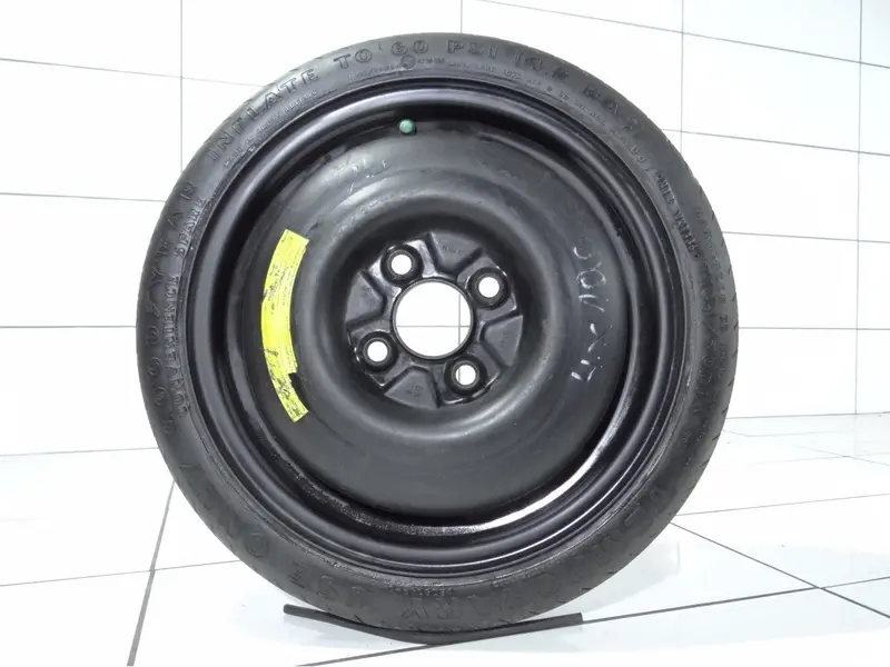 Koło Dojazdowe Vw Polo Golf, 4X100, Et 45, 105/70R14 83 M Czarny 1