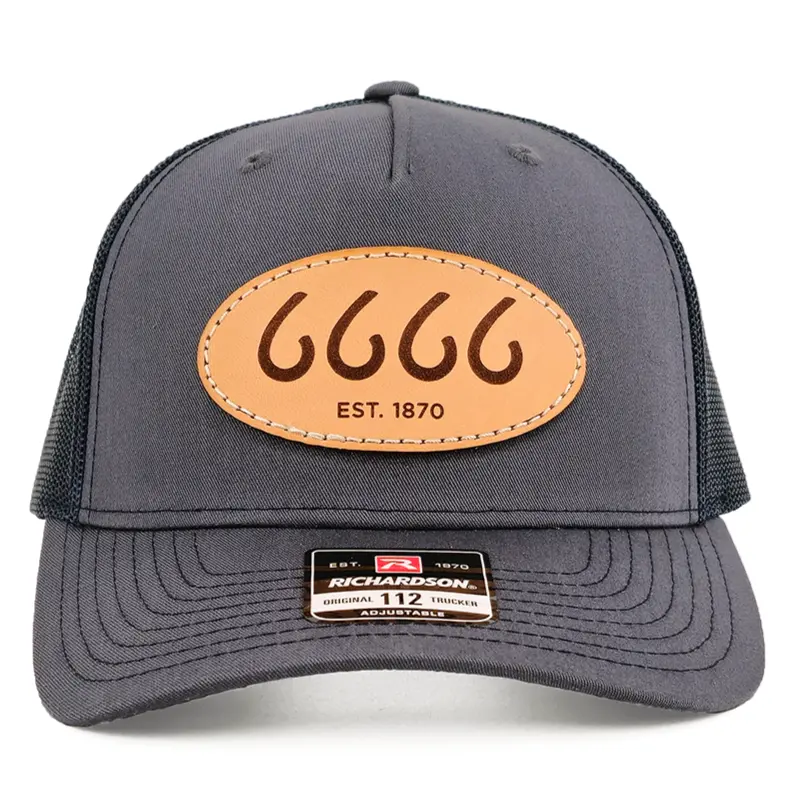 Leather Patch Trucker Ombre Blue/Navy 1