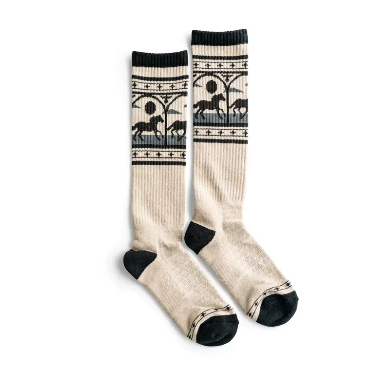 Lucky Chuck Bad Cowgirl Midnight Stampede Socks 1
