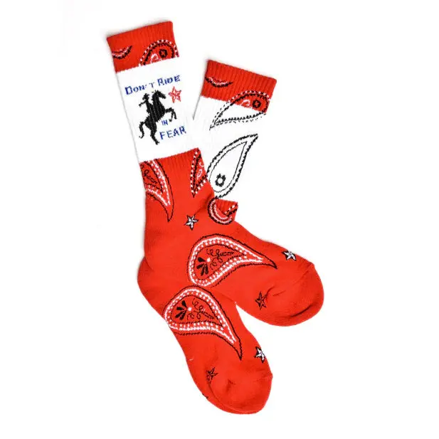 Lucky Chuck Don't Ride In Fear Socks 1