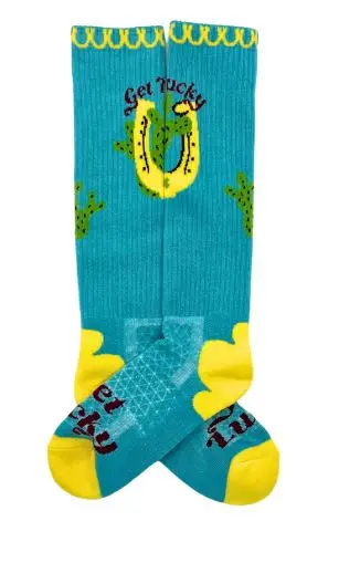 Lucky Chuck Get Lucky Aqua Performance Socks 1