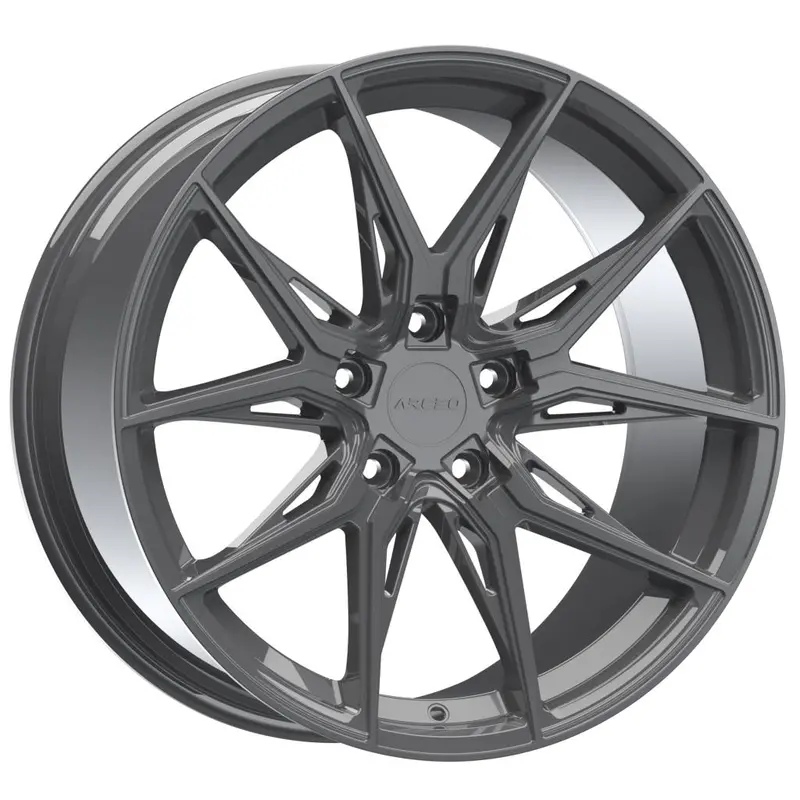 Marseille Arc-19177-21 8.5X19"-5X108 Et35 73.1 Titanium Jant (4 Adet) 1
