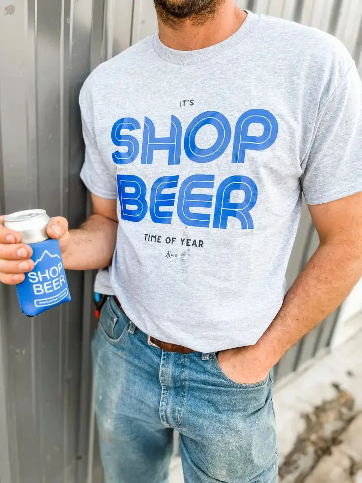 Men's American Farm Company Shop Beer Time Of Year Graphic Tee 1