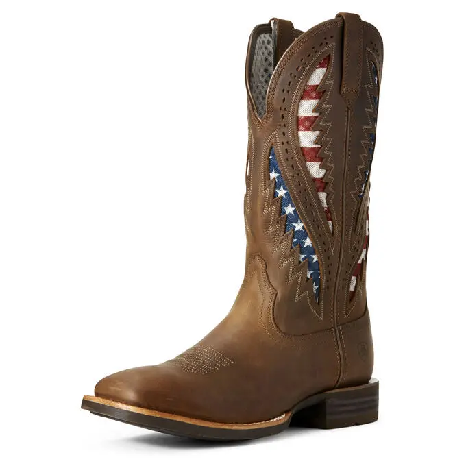 Men's Ariat American Flag Quickdraw Venttek Western Boot 1