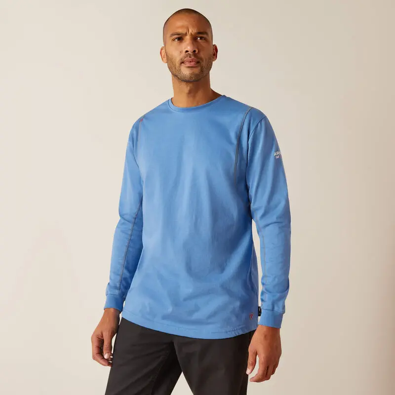 Men's Ariat Fr Ac Long Sleeve Crew T-Shirt 1