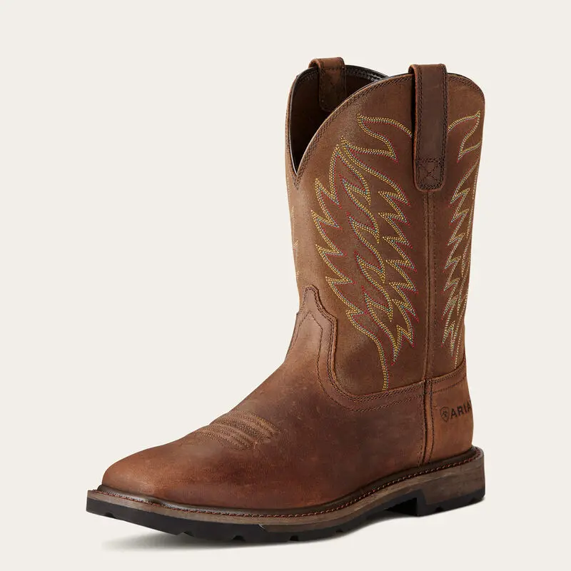 Men's Ariat Groundbreaker Wide Square Toe Work Boot 1