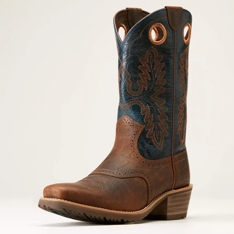 Men's Ariat Hybrid Roughstock Square Toe Boot 1