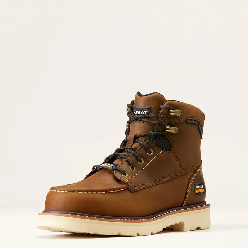 Men's Ariat Rebar Lift 6" Waterproof Composite Toe Work Boot 1