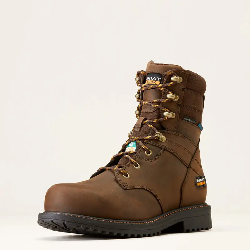 Men's Ariat Rigtek 8" Csa Waterproof Composite Toe Work Boot 1