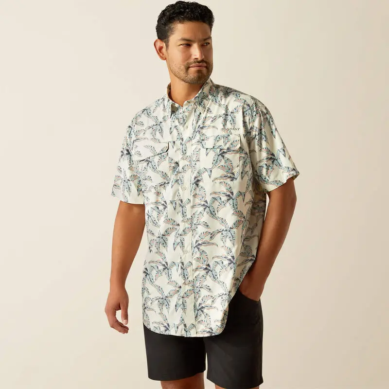 Men's Ariat Venttek Outbound Short Sleeve Button Down Shirt 1