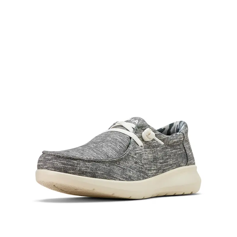 Men's Ariat Washed Grey Denim Hilo Shoe 1