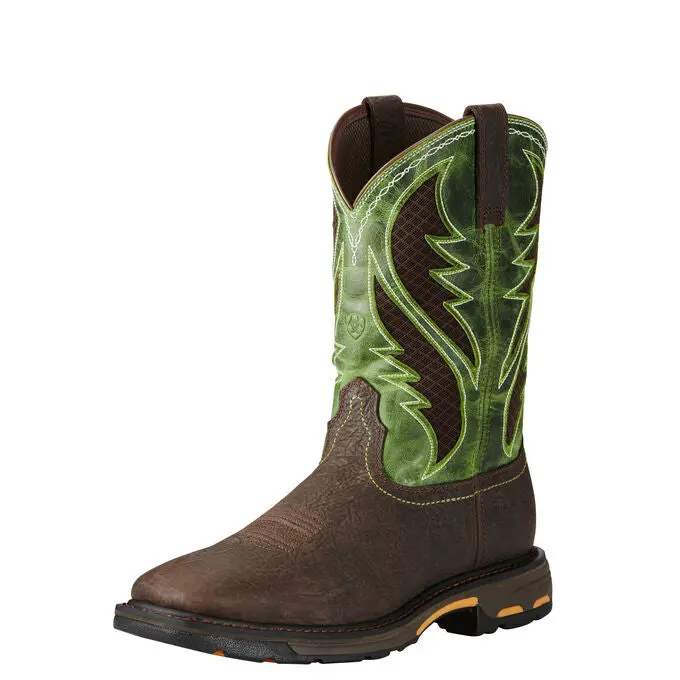 Men's Ariat Workhog Wide Square Toe Venttek Composite Toe Work Boot 1